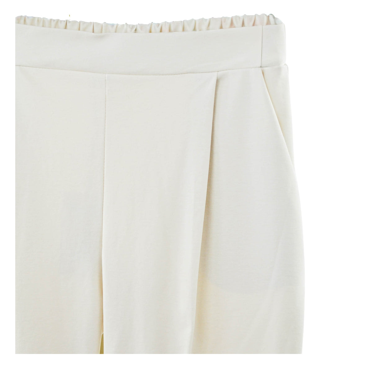 Pantalone a vita alta con pieghe