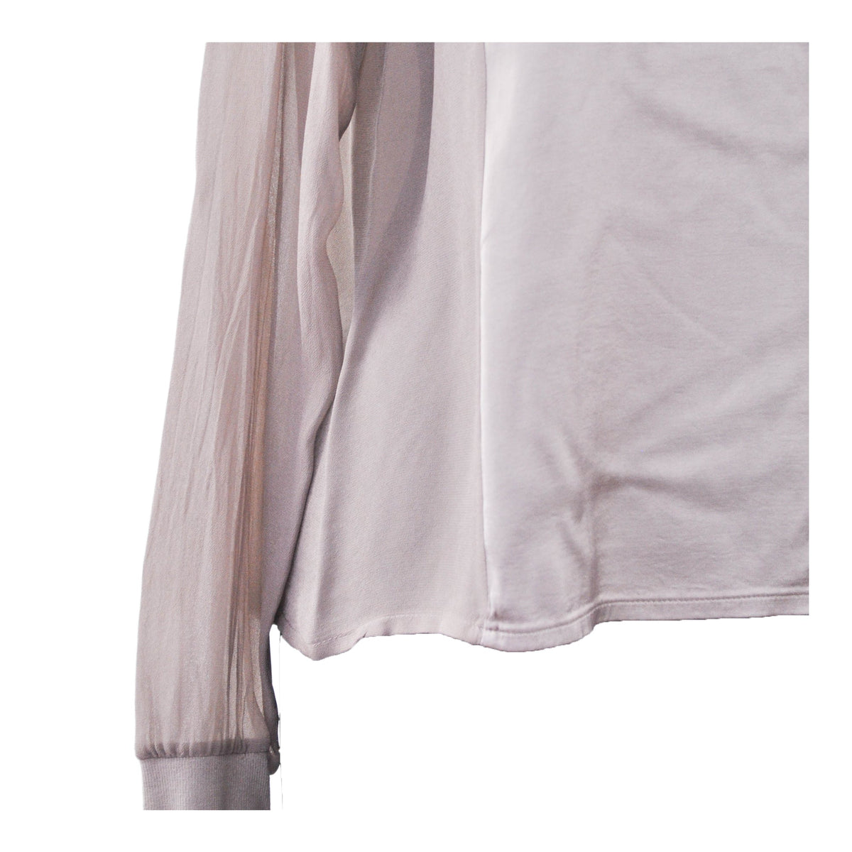 Tunic with ribbed trim