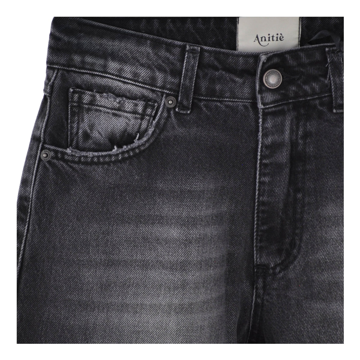 Faded black jeans