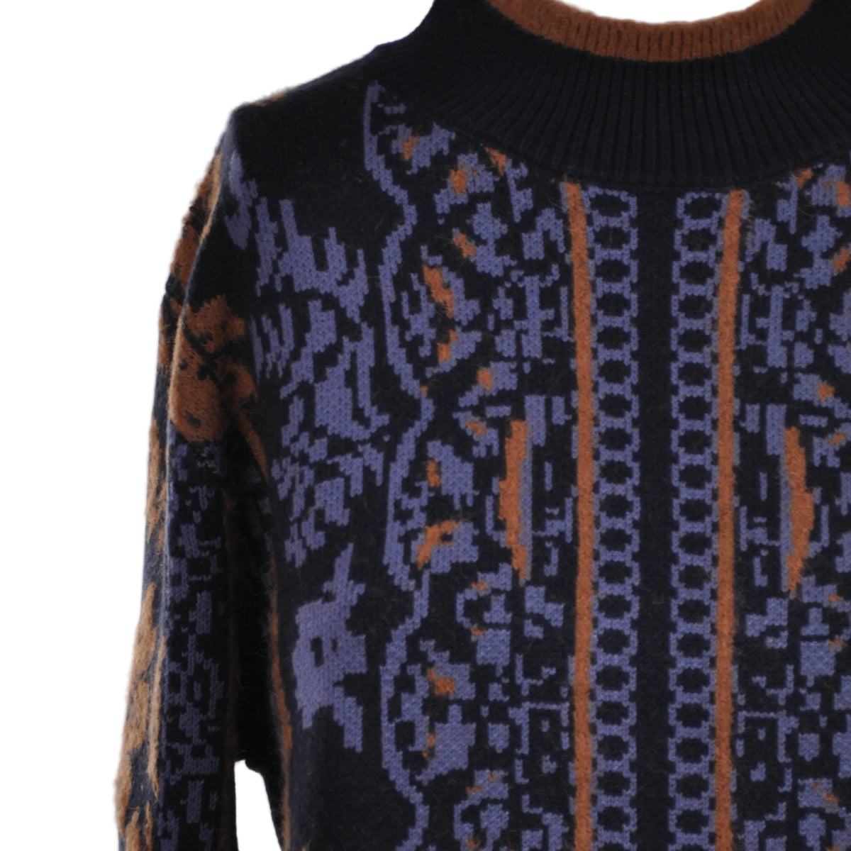Maglia stampata con frange