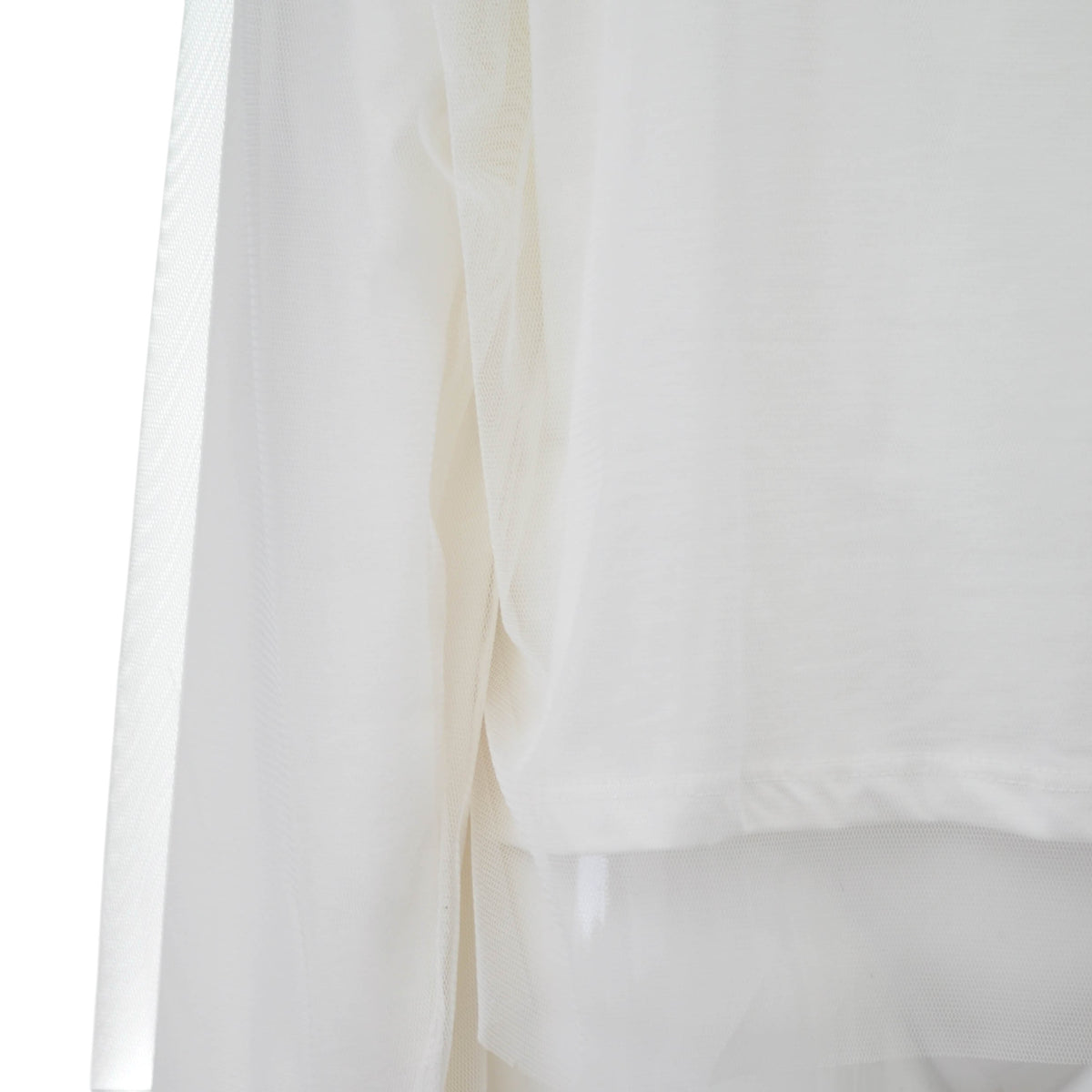 Tulle overlay t-shirt
