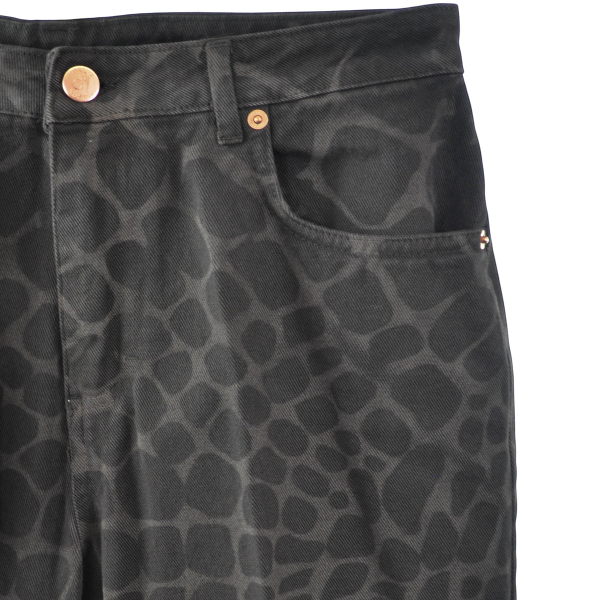 Pantaloni maculati a sigaretta