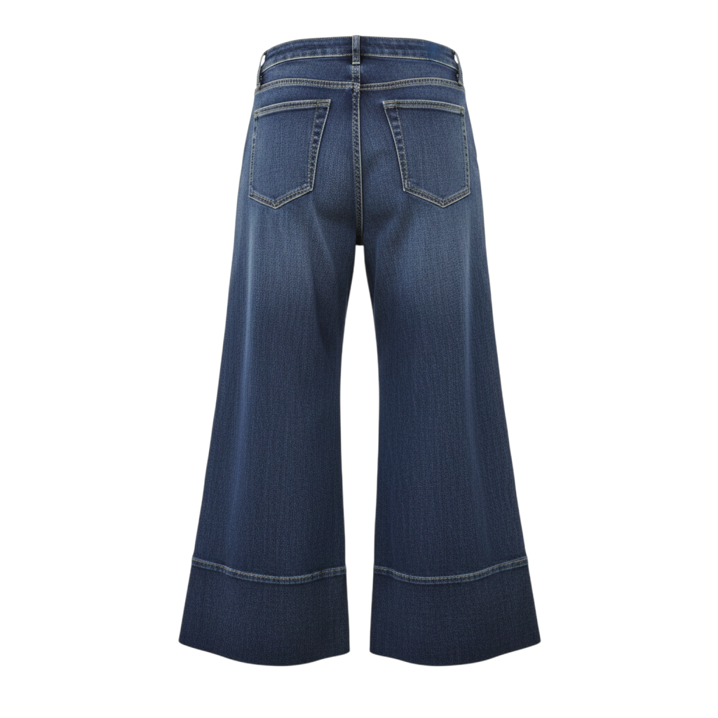 Jeans a gamba larga