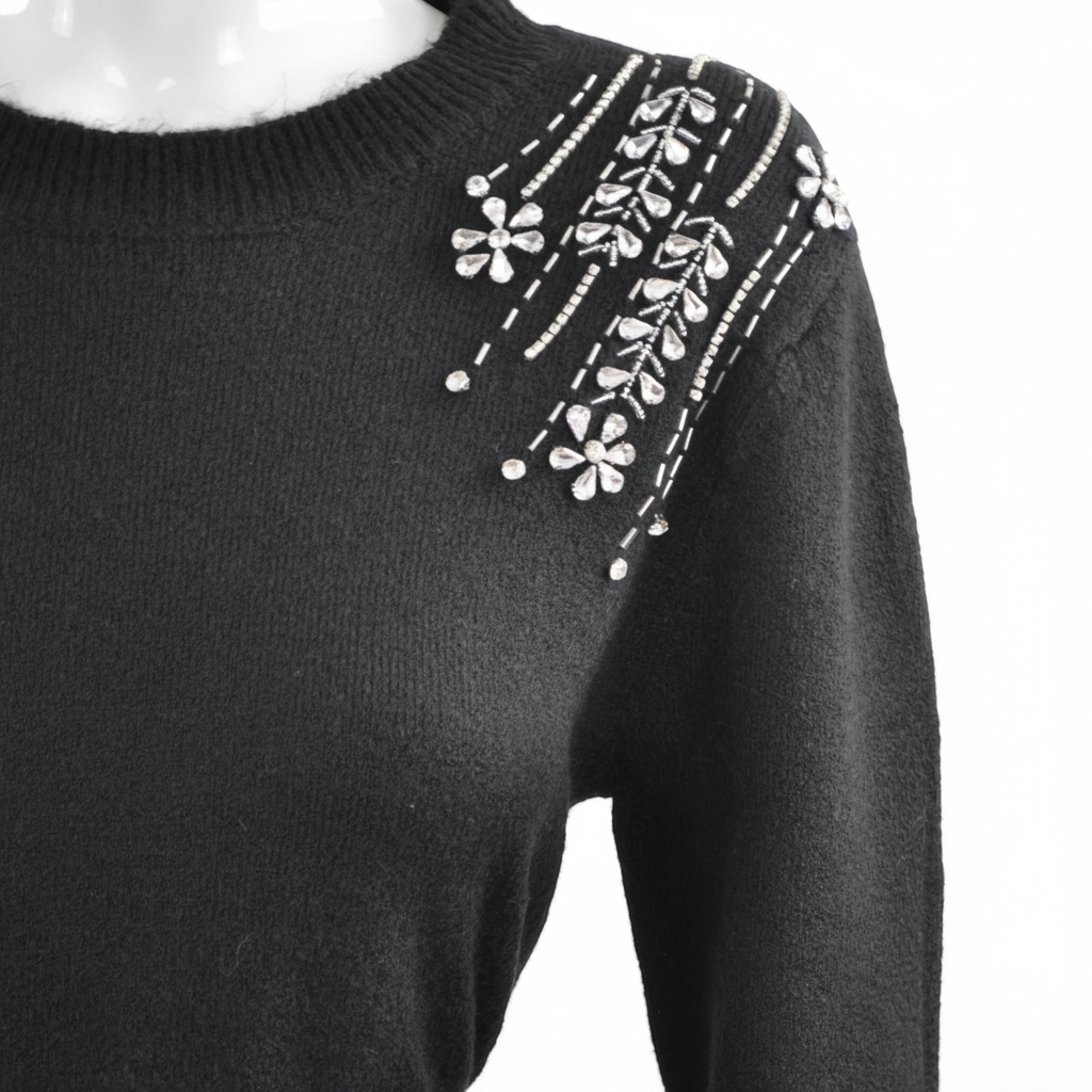 Maglia girocollo con cinturino