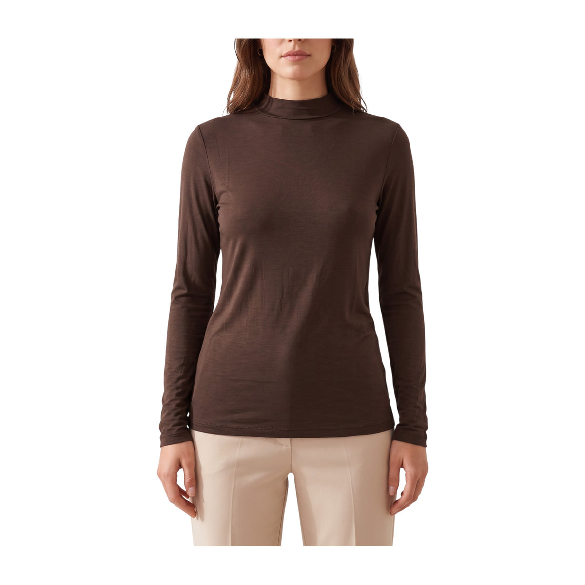 Maglia in cachemire con scollo cratere