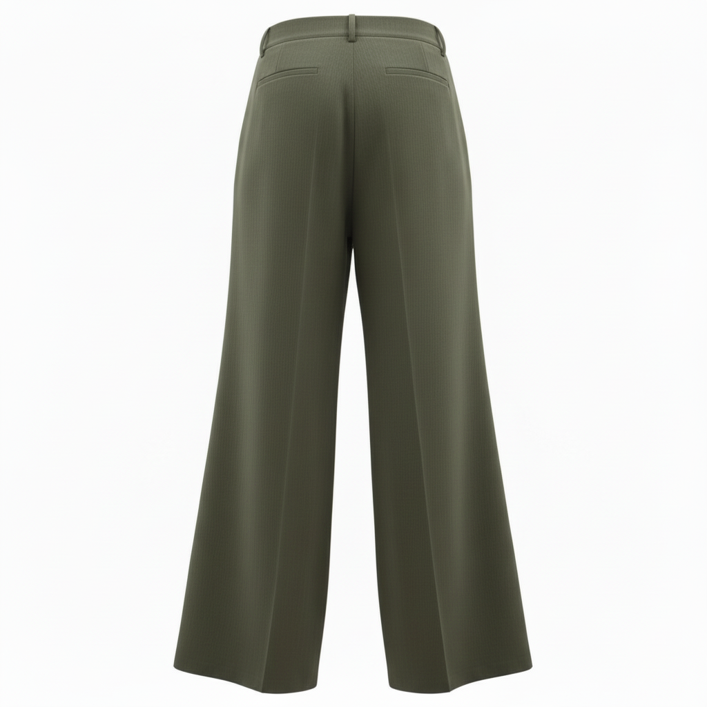 Pantalone in velluto con pences