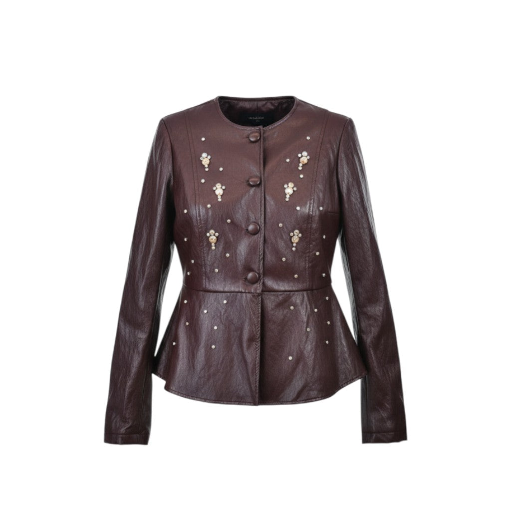 Faux leather jacket