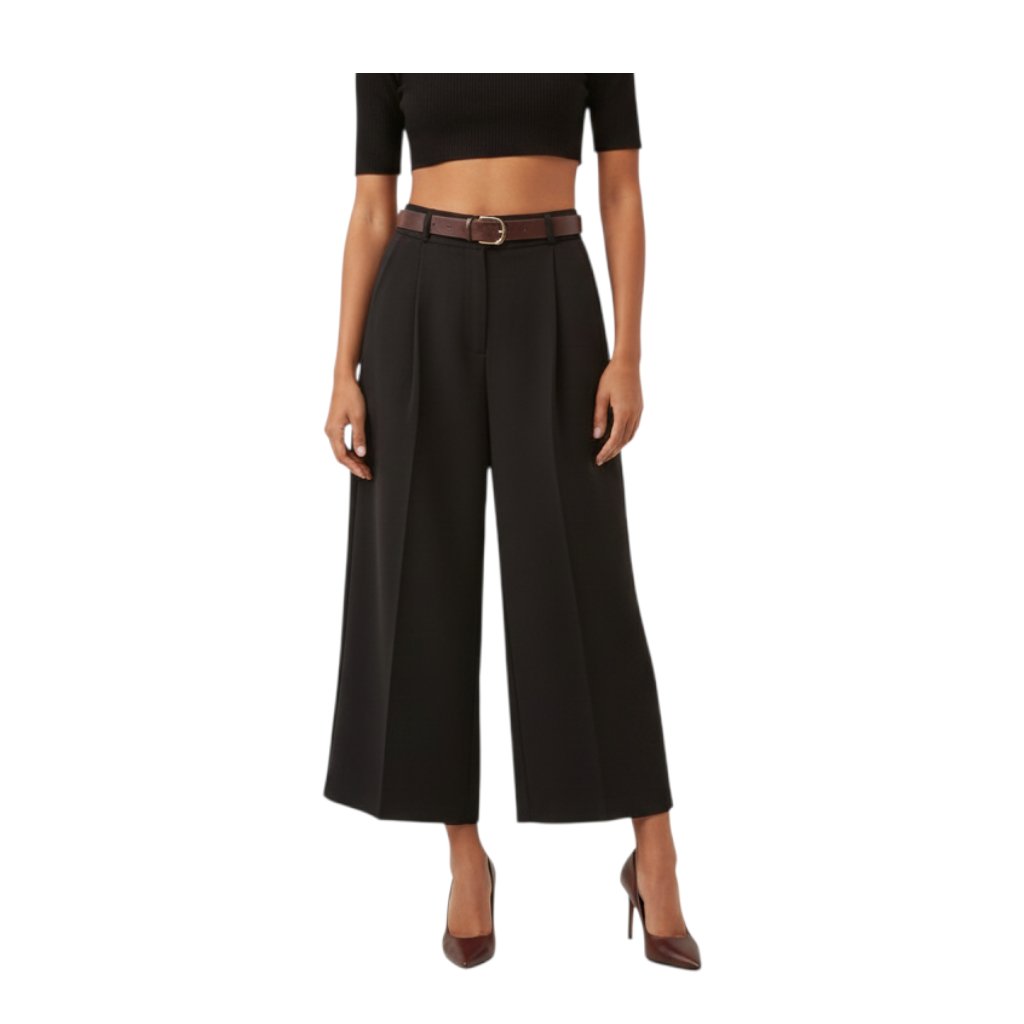 Pantalone midi largo