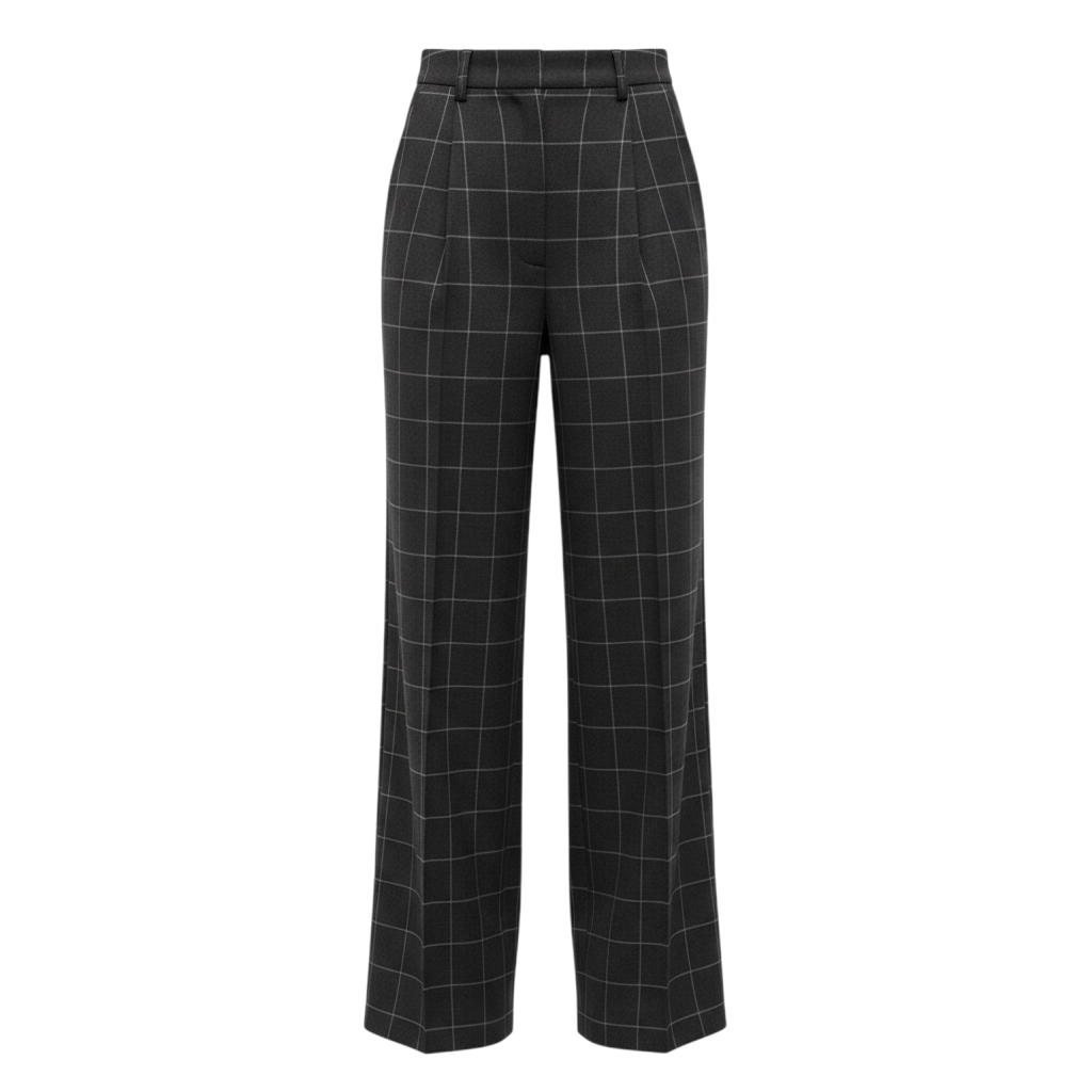 Pantalone morbido a quadri