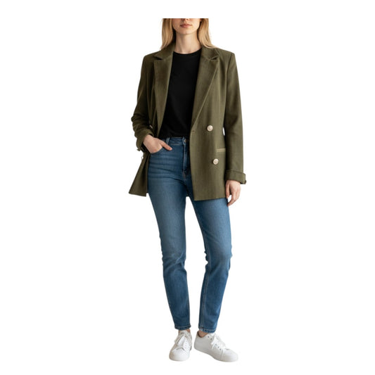 Blazer doppio petto in velluto