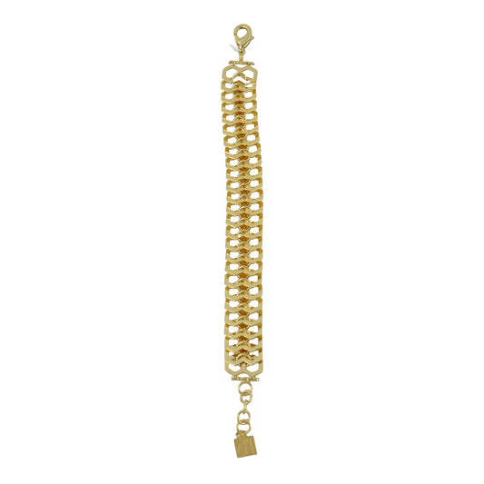 Bracciale a catena piatto