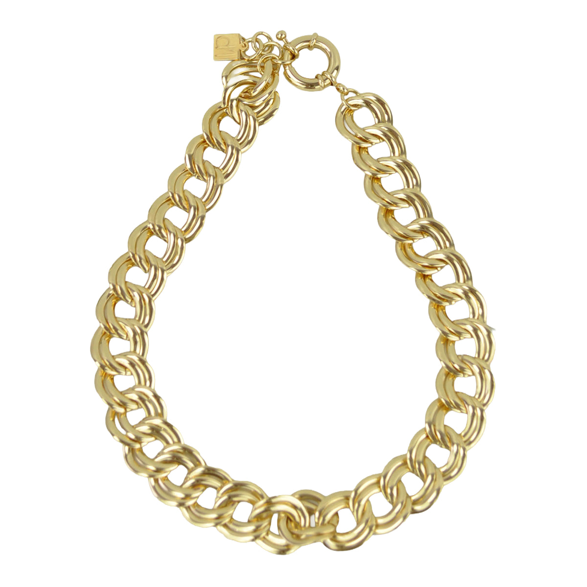 Collana a catena con maglie grandi