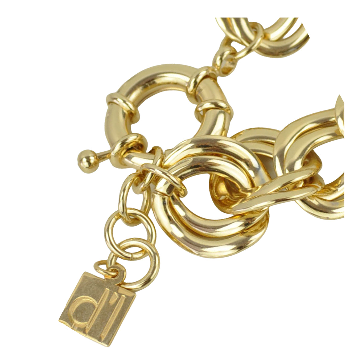 Collana a catena con maglie grandi