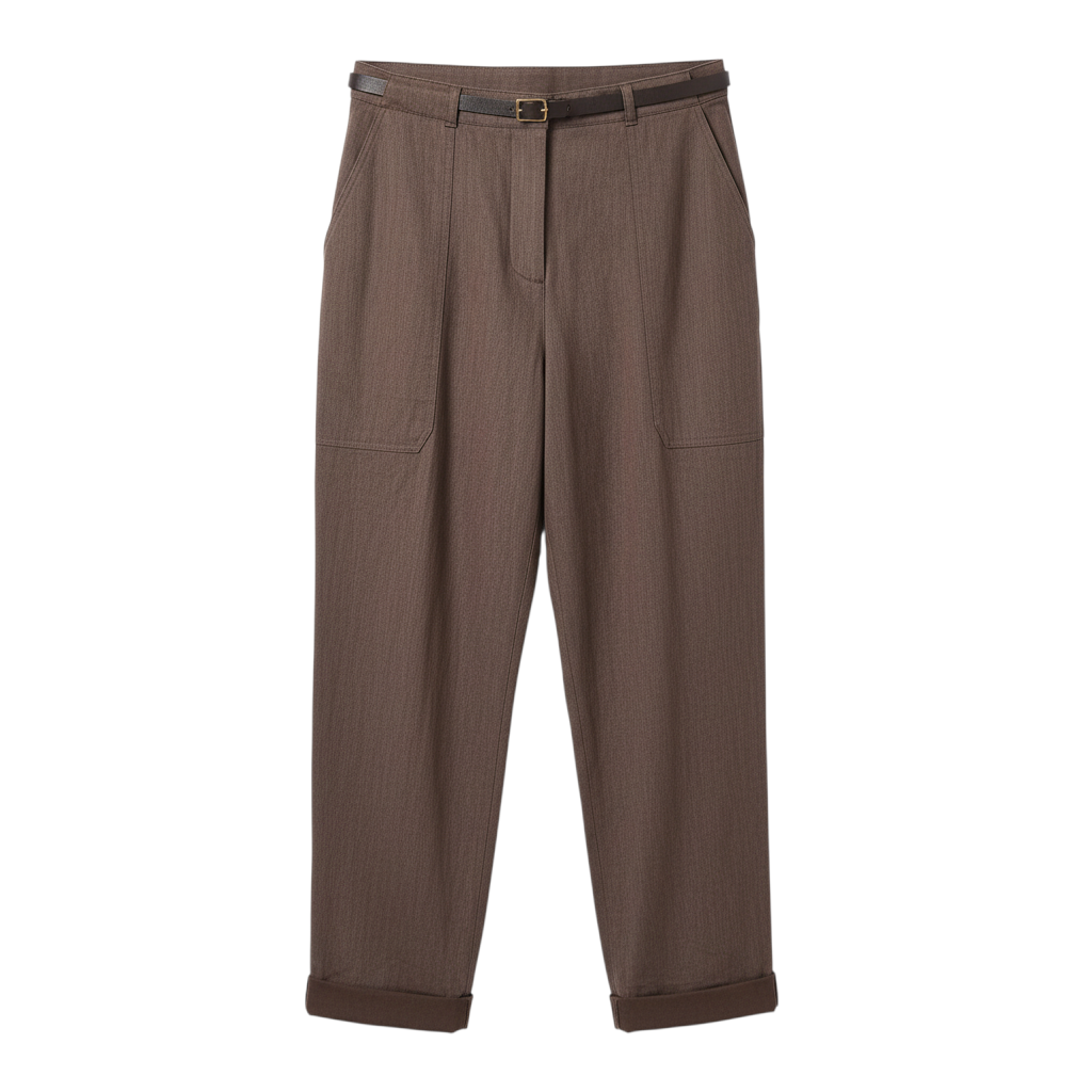 LOW-RISE TROUSERS