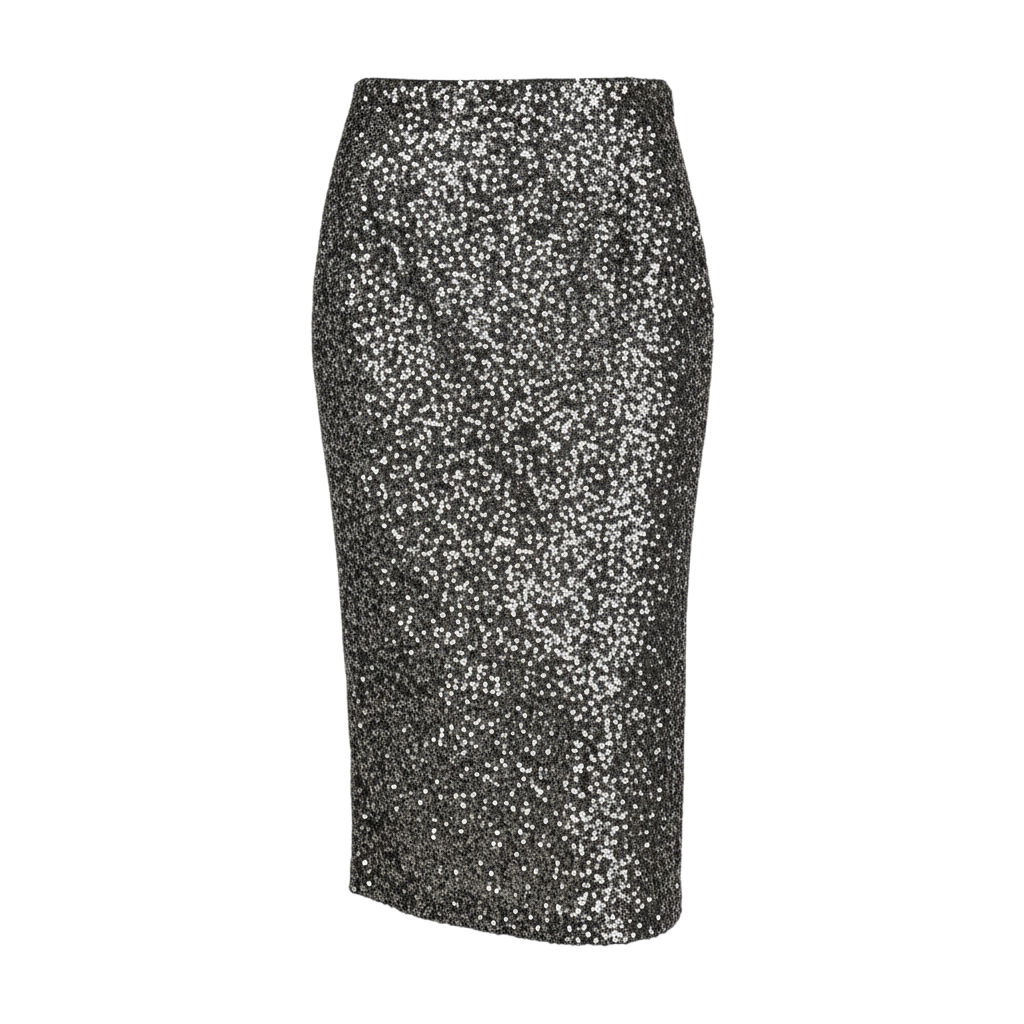 Sequin tube skirt