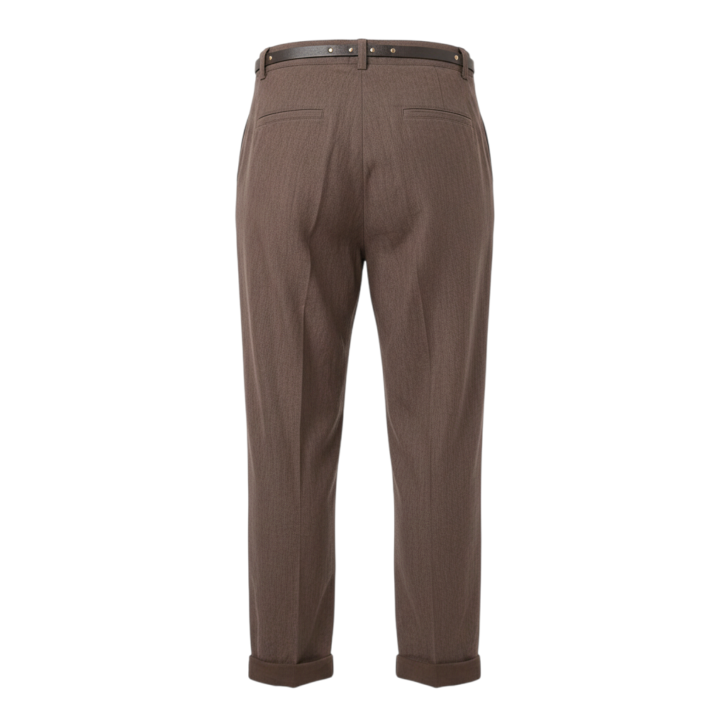 LOW-RISE TROUSERS
