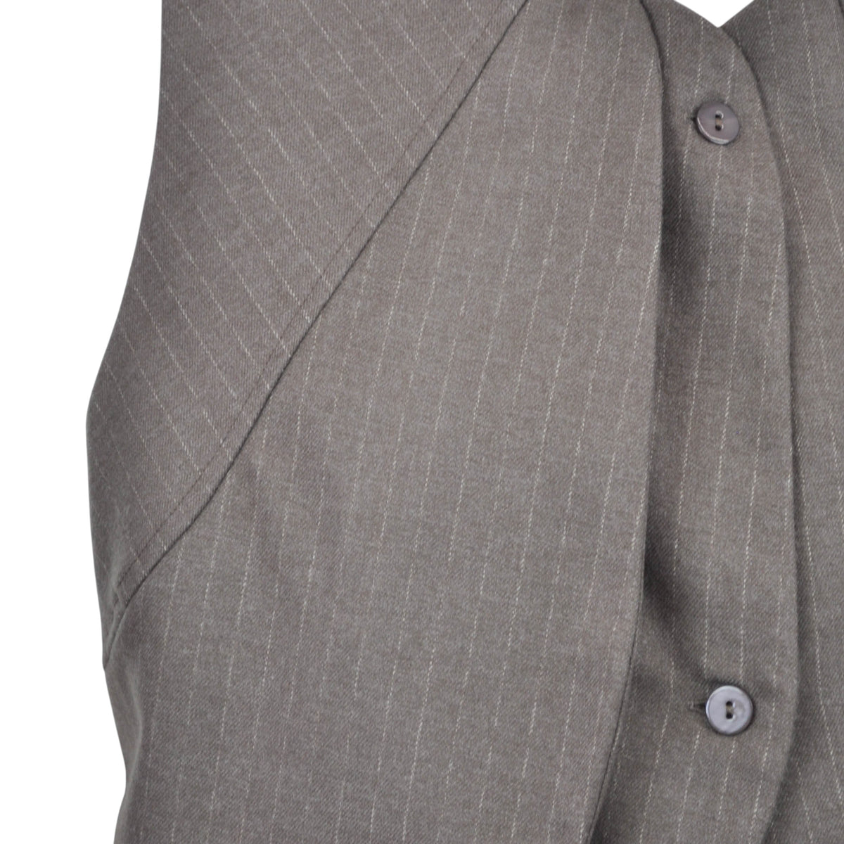 Gilet sartoriale asimmetrico