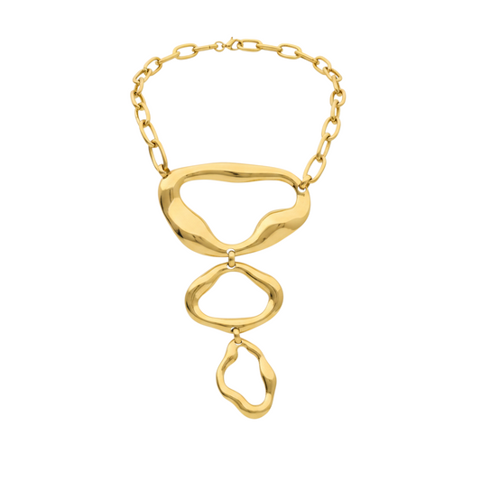 Collana a catena con maglie grosse
