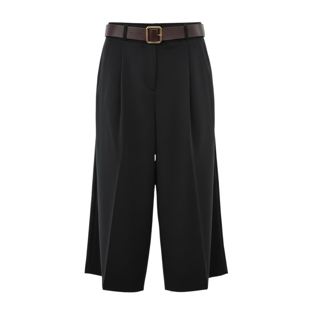 Pantalone midi largo