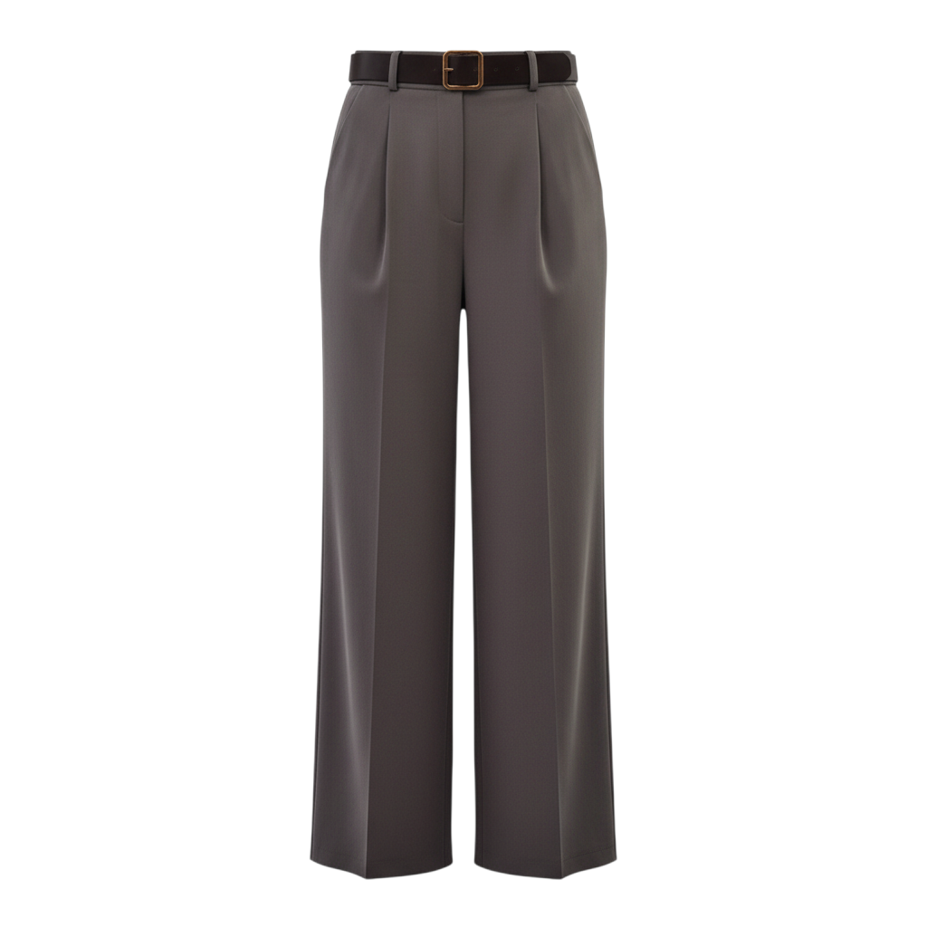 Pantalone palazzo con cintura