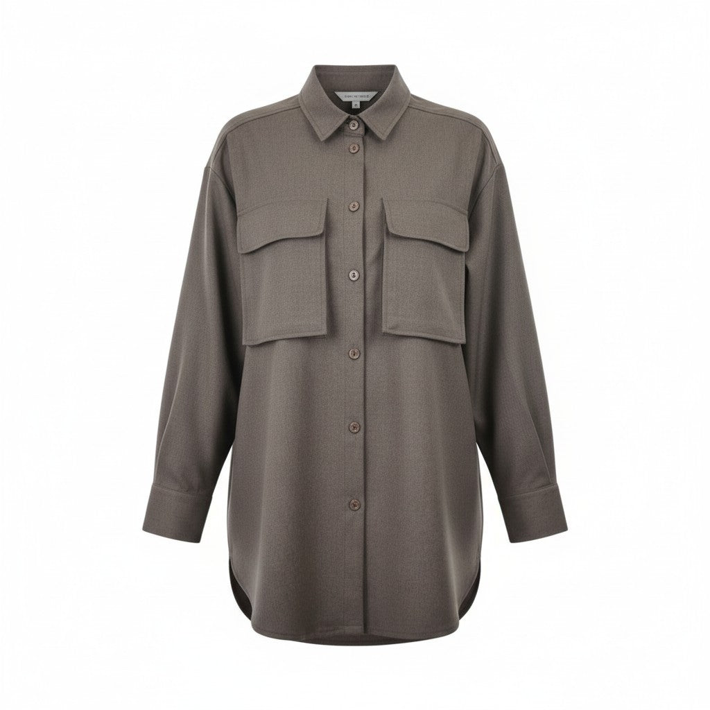 Camicia con tasche a soffietto