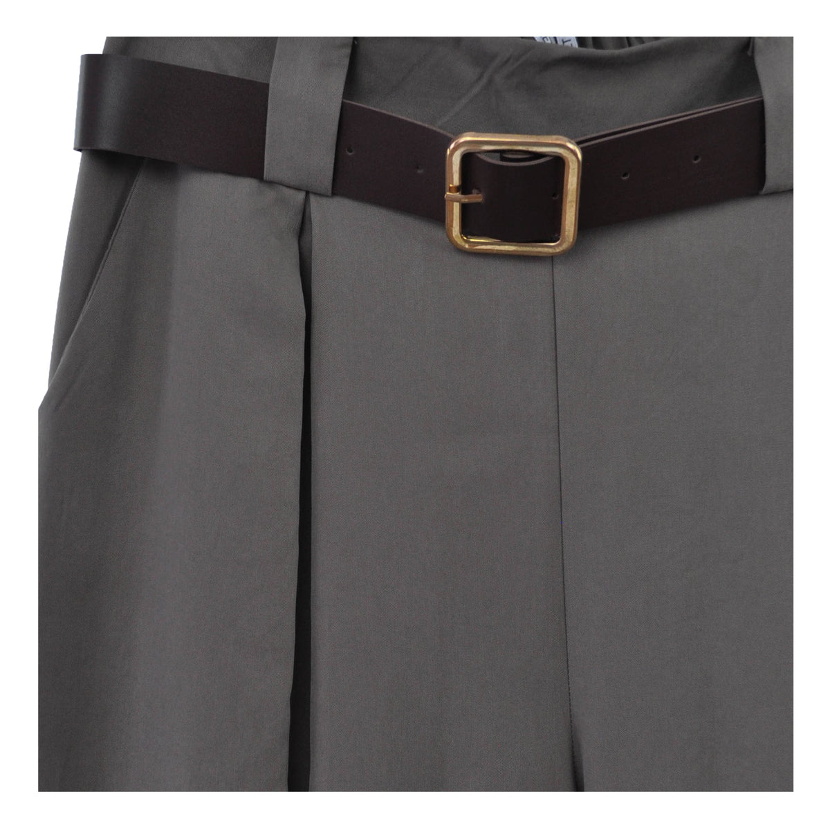 Pantalone palazzo con cintura