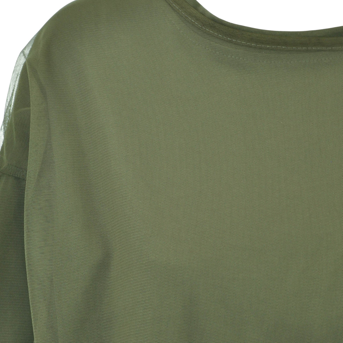 Tulle overlay t-shirt