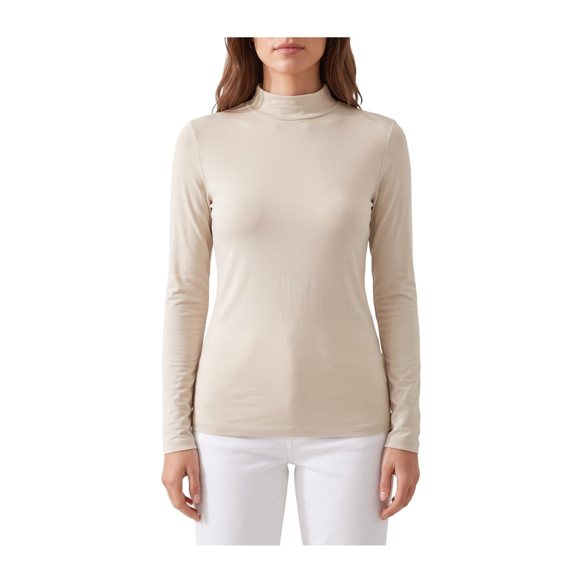 Maglia in cachemire con scollo cratere