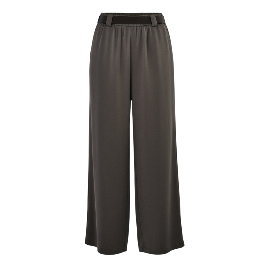 Pantalone palazzo con cintura