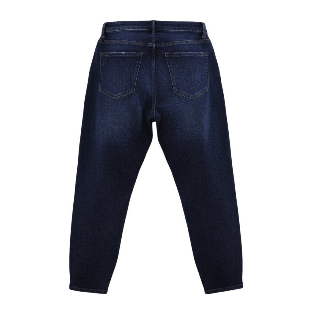 Jeans mom fit vita alta