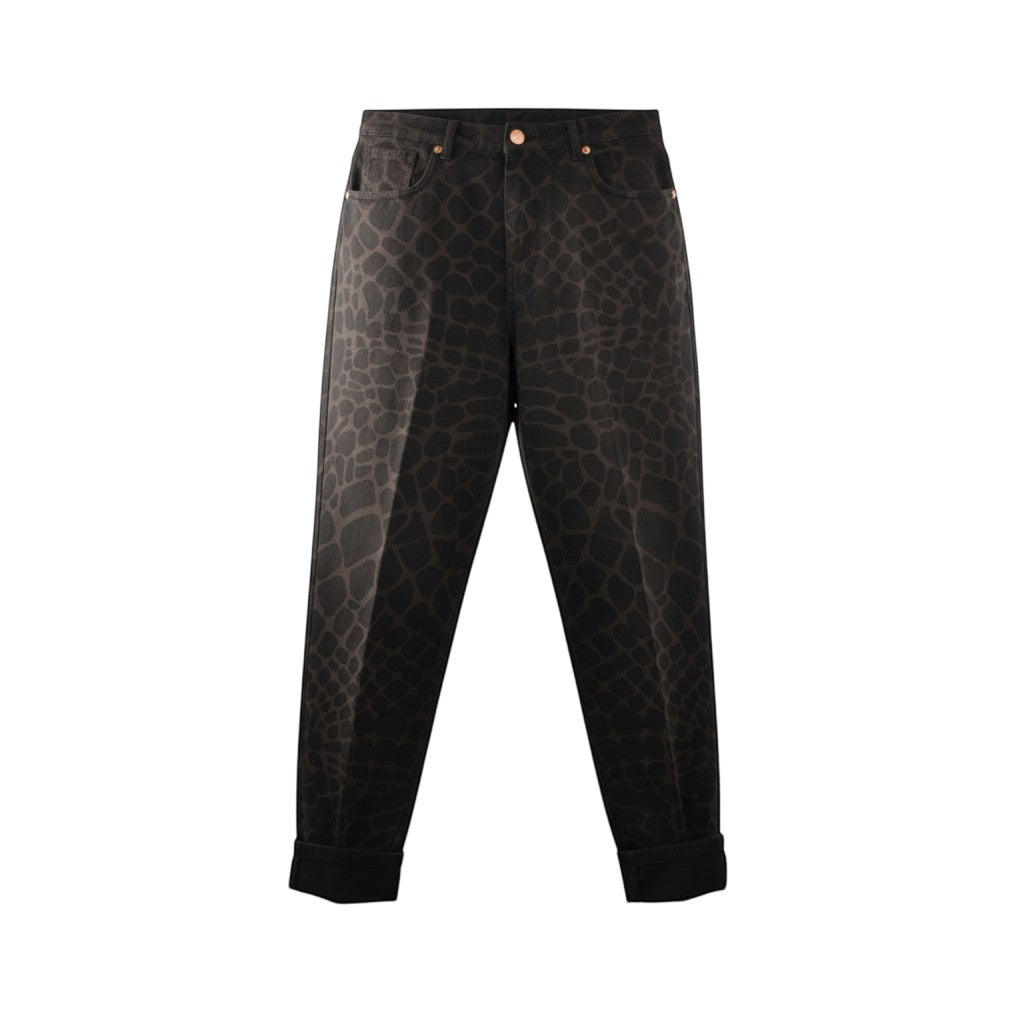 Pantaloni maculati a sigaretta