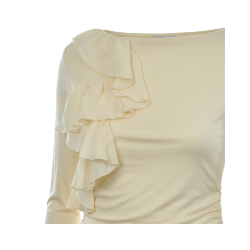 Maglia M/L con jabot