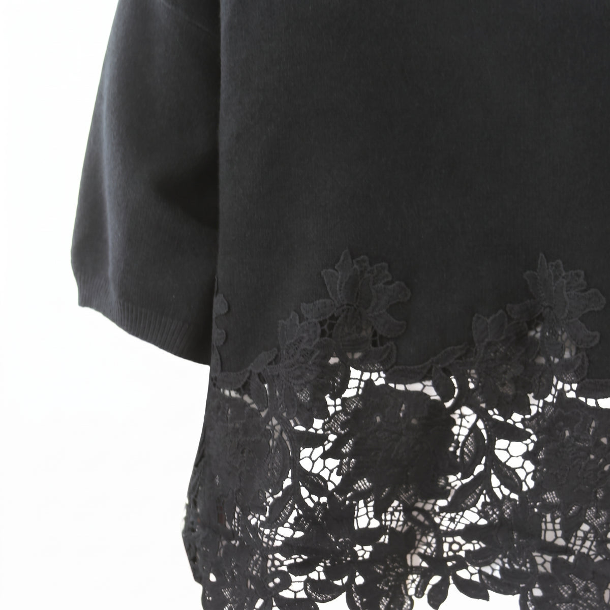 Maglione con pizzo