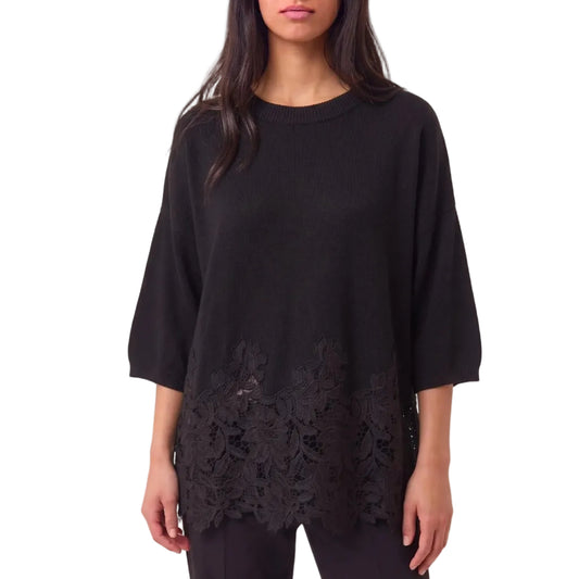 Maglione con pizzo