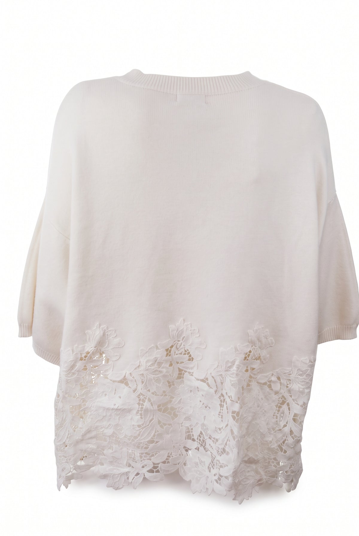 Maglione con pizzo