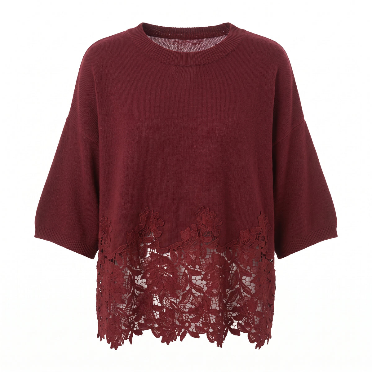 Maglione con pizzo