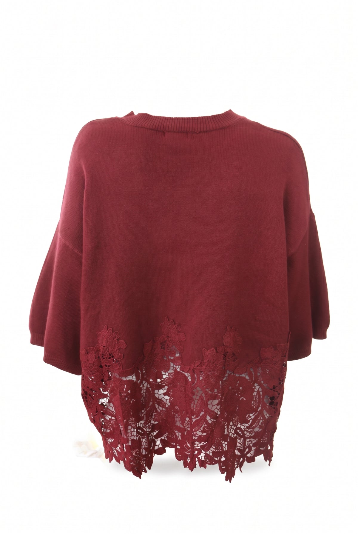 Maglione con pizzo