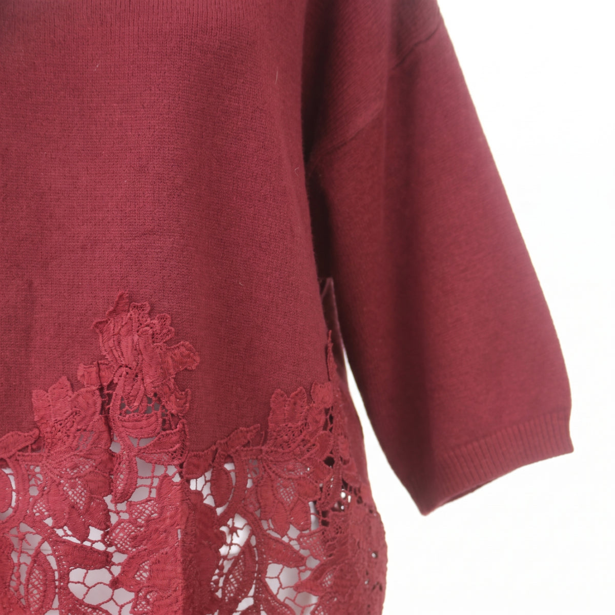 Maglione con pizzo
