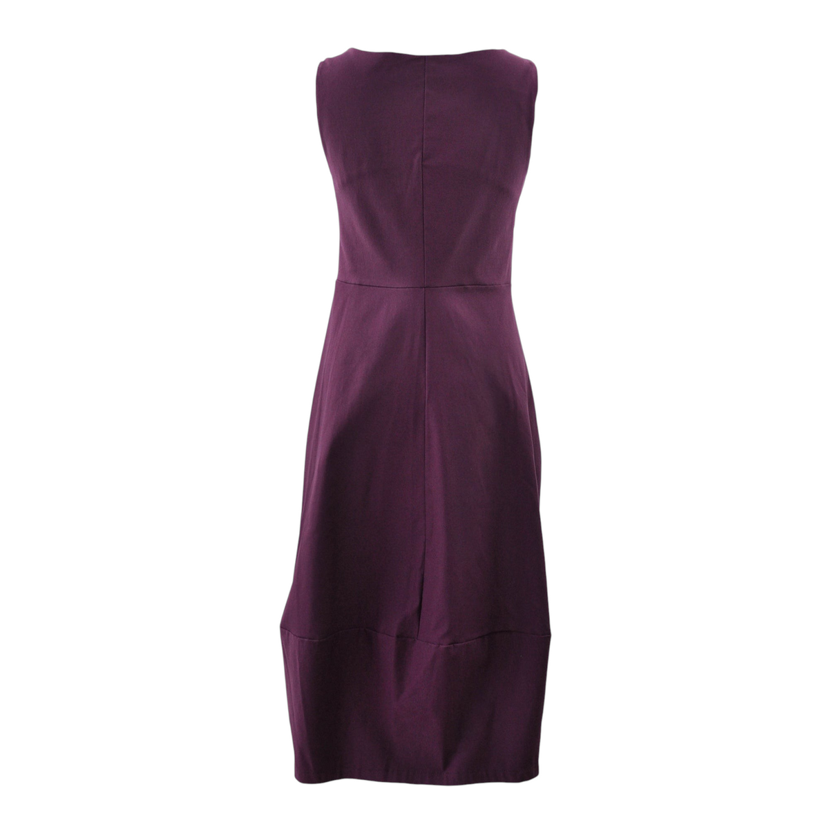 Abito midi a cannottiera viola Myastreet di Peg Fashion Store, in tessuto fluido con taglio dritto e spalle scoperte