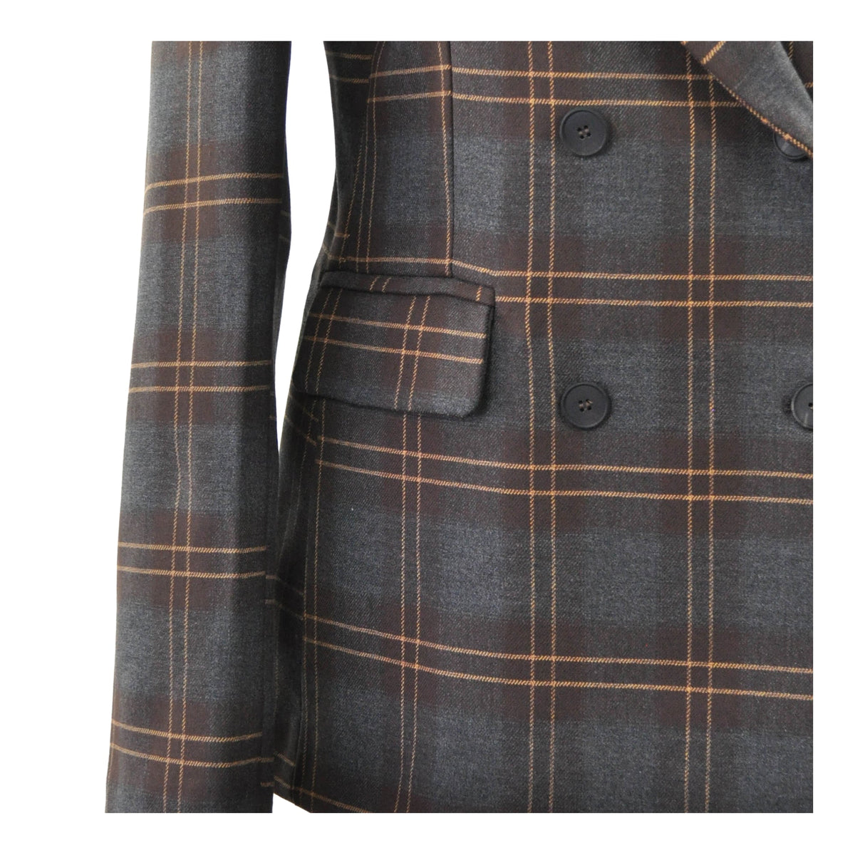 Blazer doppiopetto a quadri