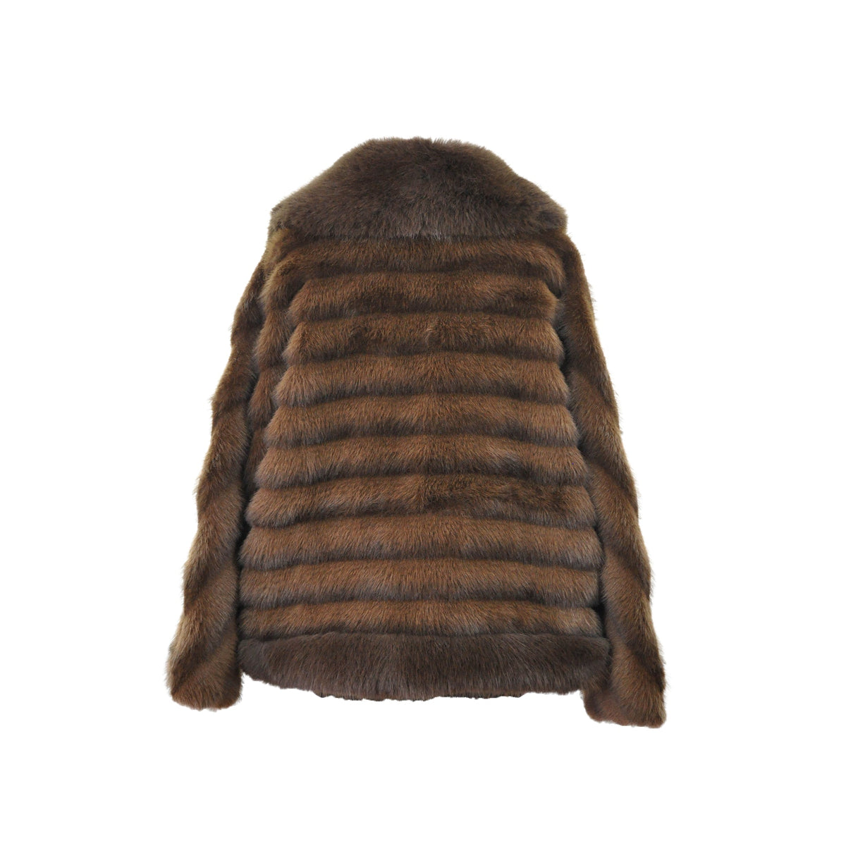 Faux fur kimono