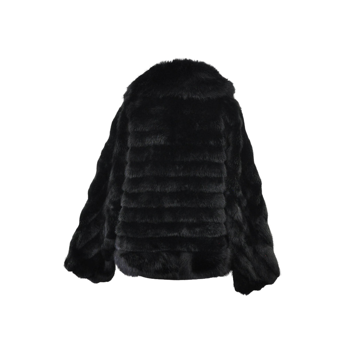Faux fur kimono