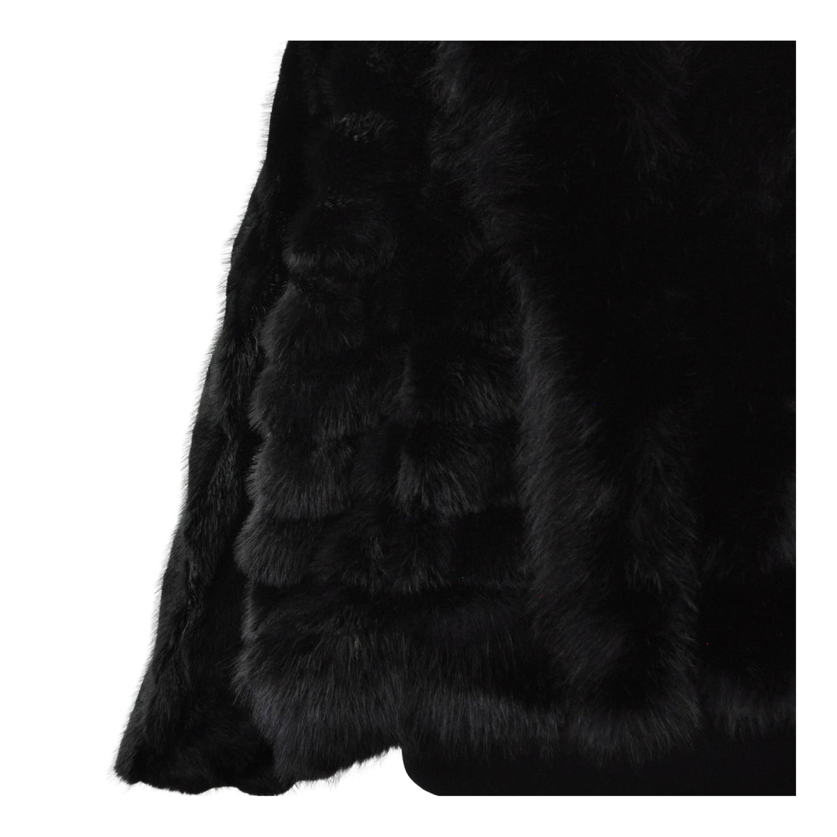 Faux fur kimono