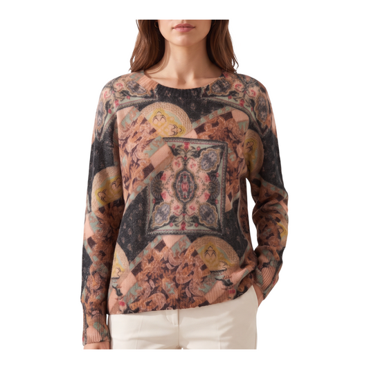 Maglia con stampa paisley
