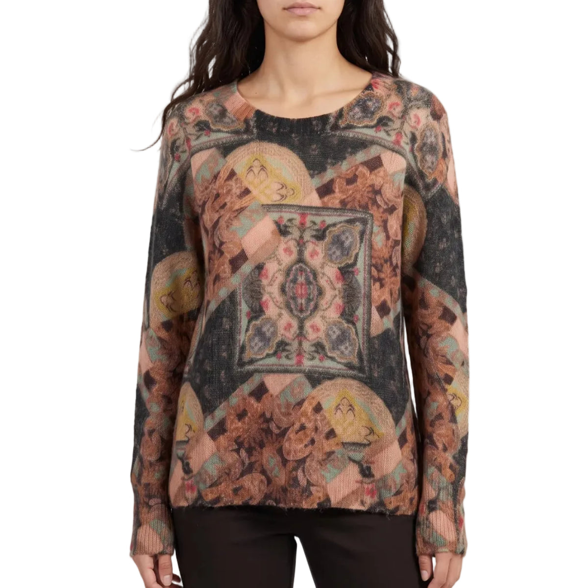 Maglia con stampa paisley