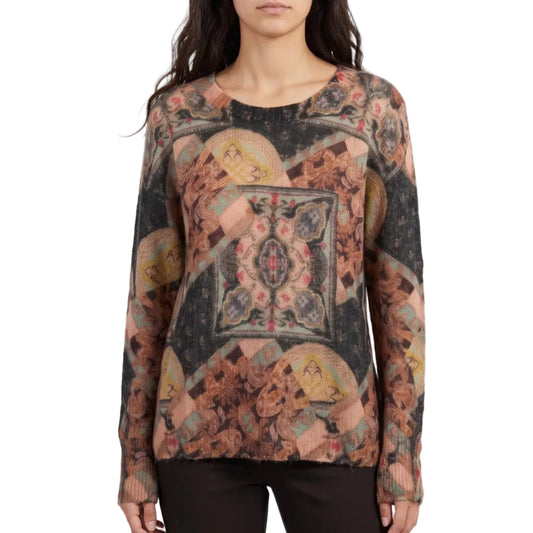 Maglia con stampa paisley