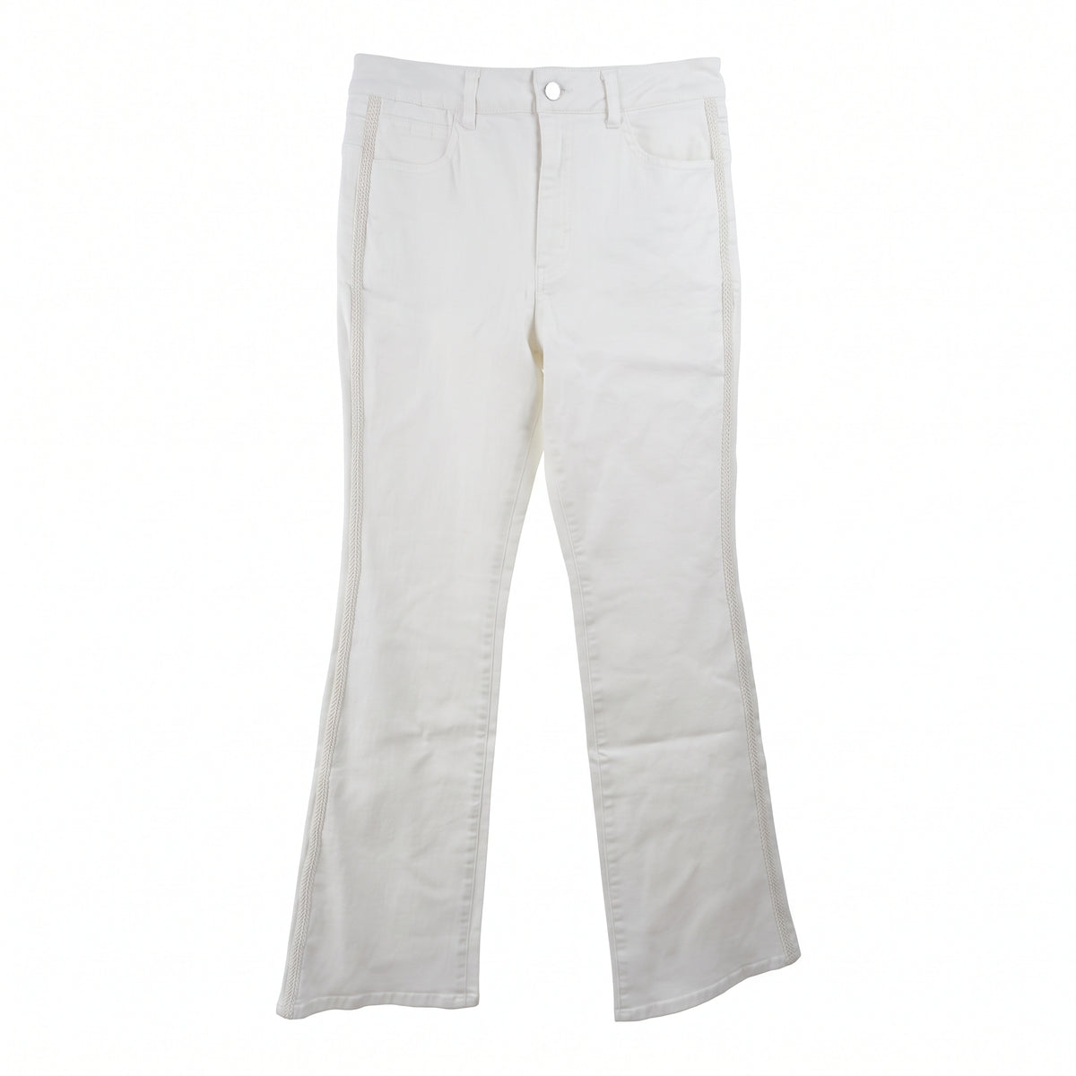 Pantaloni con ricami laterali