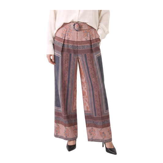 Pantalone con stampe paisley