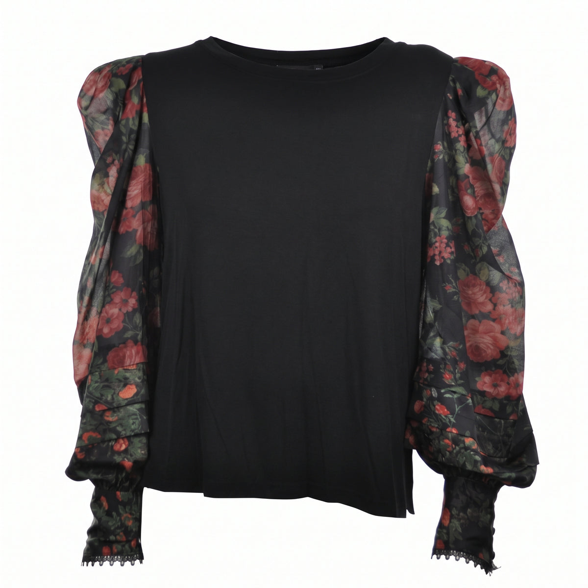 T-Shirt ricamate con stampe a fiori