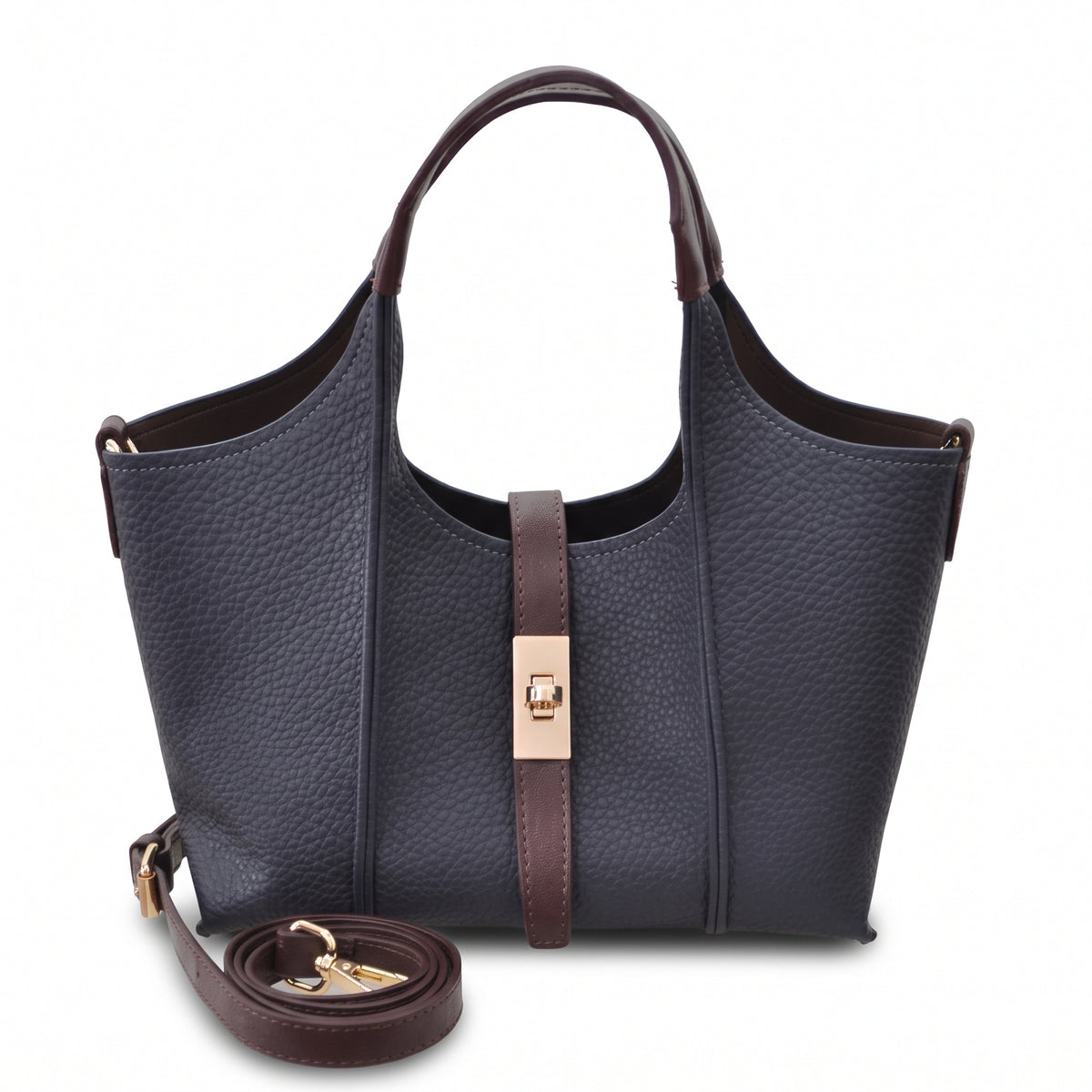 Borsa pelle martellata